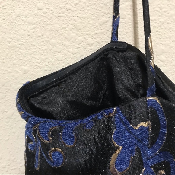 Badgley Mischka Vienna Metallic Brocade Dress New - Picture 6 of 8